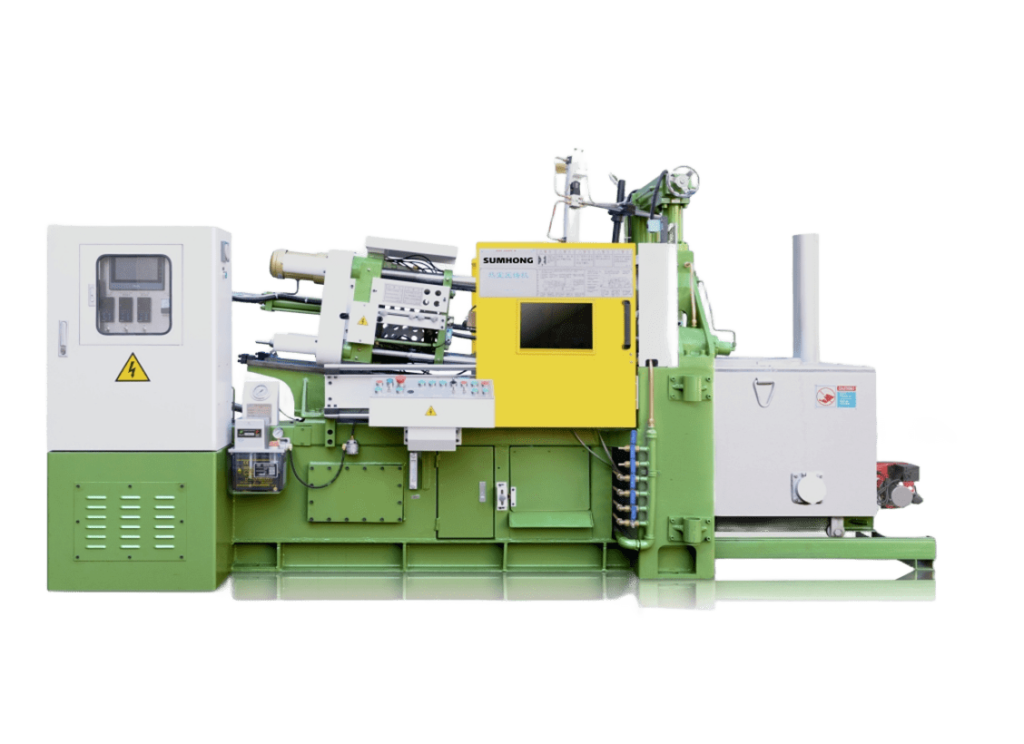 High-performance hot chamber die casting machine designed for efficient casting of low-melting-point alloys like zinc, offering speed and precision.